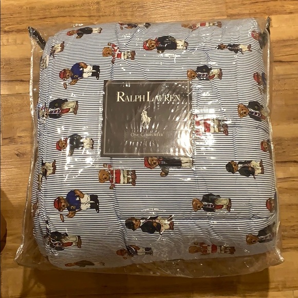 Ralph Lauren Bedding Twin Comforter Teddy Bears Multi Poshmark
